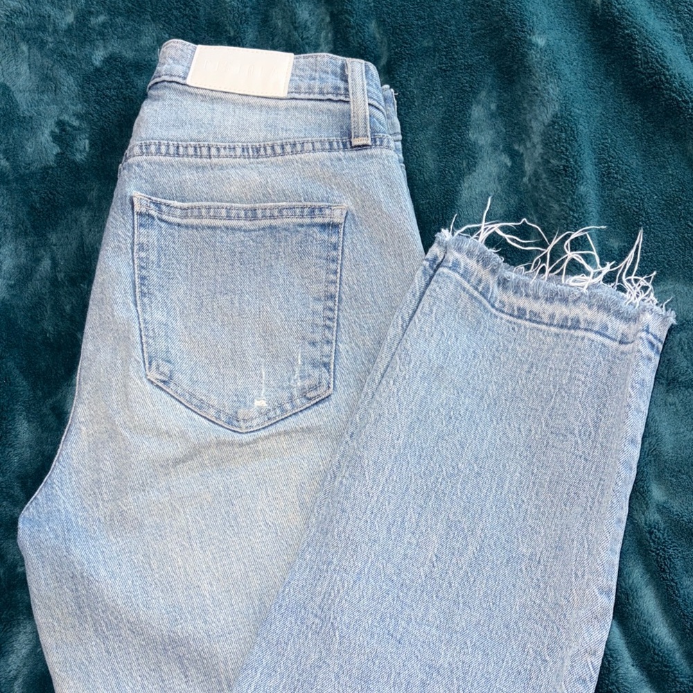 Pistola Blue Women's Frayed Hem Jeans size 25